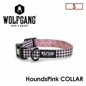 WOLFGANG MAN＆BEAST ウルフギャング 犬 首輪 原産国 USA●HoundsPink COLLAR サイズ(S)