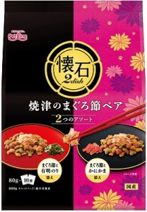 懐石2ｄｉｓｈ焼津のまぐろ節ペア 800ｇ ペットライン キャットフード