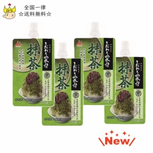 かき氷 シロップ 業務用 井村屋 こだわりの氷みつ 抹茶 4個 氷菓 ポイント消化 まっちゃ アイス わらびもち ふわふわ アイスクリーム シ