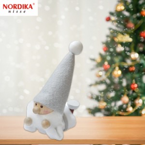 定形外送料無料 NORDIKA nisse ノルディカニッセ 寝転がるサンタ サイレントナイト NRD120609 ノルディカ サンタ 人形 クリスマス 置物 