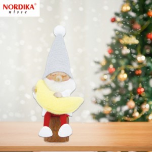 定形外送料無料 NORDIKA nisse ノルディカニッセ お座りねんねサンタ サイレントナイト NRD120724 ノルディカ 月 サンタ 人形 クリスマス