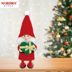定形外送料無料 NORDIKA nisse ノルディカニッセ ハートフルサンタ グリーン ゴールド ハートフルシリーズ NRD120684 ノルディカ 人形 ク