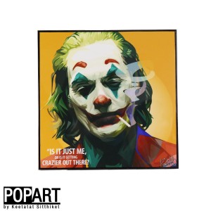 アートフレーム ジョーカー 絵画 KEETATAT SITTHIKET バットマン JOKER DC ポップアートフレーム インテリア アート ポップアート 映画 