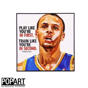 アートフレーム ステフィンカリー STEPHEN CURRY カリー バスケ NBA グッズ 送料無料 ゴールデンステート ウォリアーズ KEETATAT SITTHIK