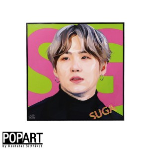 アートフレーム BTS SUGA シュガ Gloss グッズ 防弾少年団 送料無料 アート KEETATAT SITTHIKET ミン・ユンギ 韓国 アイドル 海外 ポスタ