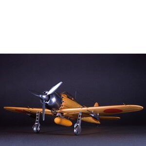 ウッディジョー木製飛行機模型1/24零戦零式艦上戦闘機52丙型[レーザーカット加工]
