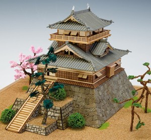 小林工芸 1/50法隆寺夢殿 ジオラマ 小林工芸 ウッディージョー