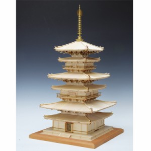 ウッディジョー木製建築模型1/75薬師寺東塔 改良版