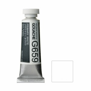 ホルベイン ガッシュ 不透明水彩 G659 プライマリー ホワイト 5号チューブ (15ｍｌ)