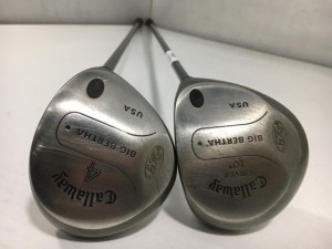 【中古ゴルフクラブ】キャロウェイ ビッグバーサ メタル PTゴールドJV 1W.4W