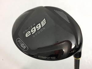 お買い得品！【中古ゴルフクラブ】【美品】プロギア SUPER egg (金エッグ) スプーン 2016(高反発) オリジナルカーボン 3W【14日間返品OK