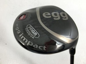 【中古ゴルフクラブ】プロギア egg impact (エッグインパクト) ドライバー 2012 オリジナルカーボン 1W【14日間返品OK】