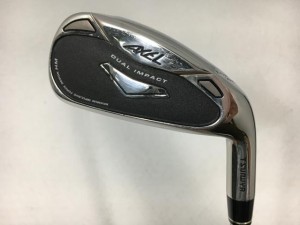 【中古ゴルフクラブ】(7本セット)ツルヤゴルフ アクセル DUAL IMPACT HM アイアン 2007 DUALIMPACT HM M2カーボン 5〜9.P.A【14日間返品O