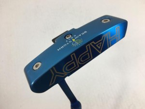 お買い得品！【中古ゴルフクラブ】【超美品】BRAIN STORM GOLF HAPPY(ハッピー) EYE-ALIGN ブレード パター オリジナルスチール パター【