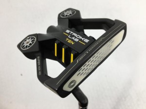 【中古ゴルフクラブ】オデッセイ STROKE LAB(ストローク ラボ) ブラックシリーズ TEN S パター 2019 オリジナルスチール パター【14日間