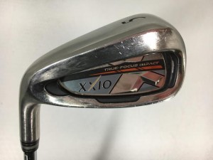 【中古ゴルフクラブ】(7本セット)ダンロップ ゼクシオ10 テン (XXIO 10 X) アイアン 2018 (ネイビー) NSプロ 870GH D.S.T 4〜9.P【14日間