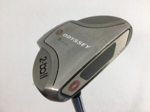 【中古ゴルフクラブ】オデッセイ ホワイト スチール 2-BALL ミッド パター オリジナルスチール パター