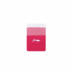 LI-NING AHWJ032-3 プライトピンク/ピンク 優れた吸汗性 リストバンド リーニン【クリックポスト可】