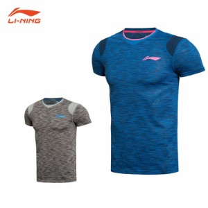 【大特価40%OFF】LI-NING AHSK415 トレーニングシャツ(ユニ) スリムタイプ リーニン【メール便可】