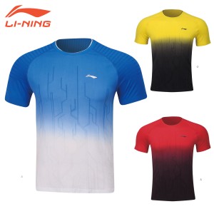 LI-NING AAYP067 中国ナショナルチームゲームシャツ バドミントンウェア(ユニ/メンズ) リーニン【メール便可/日本バドミントン協会検定合