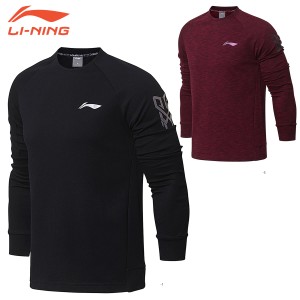 LI-NING AWDN025 トレーニングTシャツ(長袖) バドミントンウェア(ユニ/メンズ) リーニン