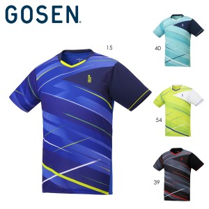 GOSEN T2046 ゲームシャツ(メンズ/ユニ) バドミントンウェア ゴーセン 2020FW【日本バドミントン協会検定合格品/メール便/取り寄せ】
