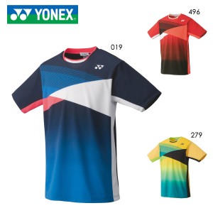 YONEX 10367 ユニゲームシャツ(フィットスタイル) テニス・バドミントンウェア(PRACTICE) ヨネックス 2020年秋冬モデル【メール便可/日本