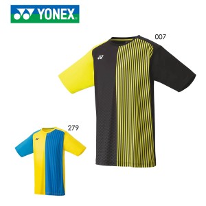 YONEX 16439 メンズドライTシャツ バドミントンウェア(TOURNAMENT STYLE) ヨネックス 2020年秋冬モデル【メール便可/取り寄せ】