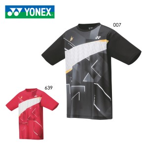 YONEX 16440 メンズドライTシャツ バドミントンウェア(TOURNAMENT STYLE) ヨネックス 2020年秋冬モデル【メール便可/取り寄せ】