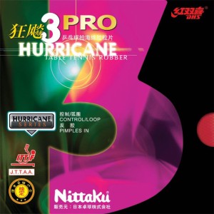 Nittaku NR-8678 卓球 ラバー キョウヒョウ PRO 3 HURRICANE PRO III 日本卓球(ニッタク) 2017年春夏モデル【メール便可】
