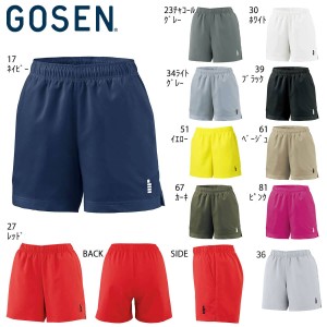 GOSEN PP1601 ハーフパンツ(レディース) アパレル ウェア テニス・バドミントン ゴーセン 2022SS【日本バドミントン協会検定合格品/メー