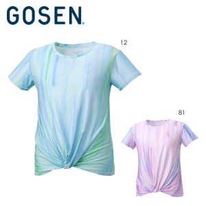 GOSEN T2063 ゲームシャツ(レディース) アパレル ウェア テニス・バドミントン ゴーセン 2022SS【日本バドミントン協会検定合格品/メール
