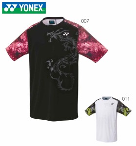YONEX 10444J ジュニアゲームシャツ テニス・バドミントンウェア(ジュニア) ヨネックス 2022FW【日本バドミントン協会検定合格品/取り寄