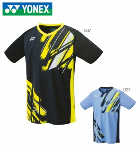 YONEX 10446J ジュニアゲームシャツ テニス・バドミントンウェア(ジュニア) ヨネックス 2022FW【日本バドミントン協会検定合格品/取り寄