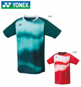 YONEX 10447J ジュニアゲームシャツ テニス・バドミントンウェア(ジュニア) ヨネックス 2022FW【日本バドミントン協会検定合格品/取り寄