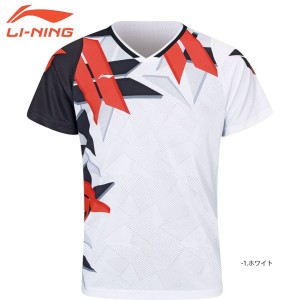 LI-NING AAYS246 ゲームシャツ バドミントンウェア(ジュニア) リーニン【日本バドミントン協会検定合格品/メール便可】