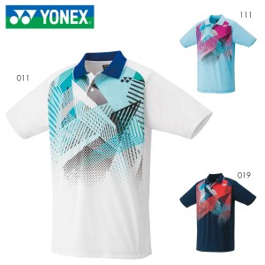 YONEX 10530 ユニゲームシャツ トップス テニス・バドミントンウェア(ユニ/メンズ) ヨネックス 2023SS【日本バドミントン協会検定合格品/