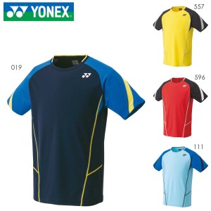 YONEX 10548 ユニゲームシャツ トップス テニス・バドミントンウェア(ユニ/メンズ) ヨネックス 2023SS【日本バドミントン協会検定合格品/