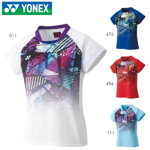 YONEX 20722 ウィメンズゲームシャツ トップス テニス・バドミントンウェア(レディース) ヨネックス 2023SS【日本バドミントン協会検定合