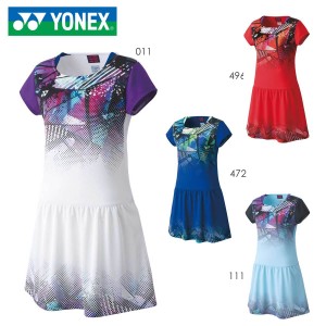 YONEX 20723 ウィメンズワンピース トップス テニス・バドミントンウェア(レディース) ヨネックス 2023SS【日本バドミントン協会検定合格