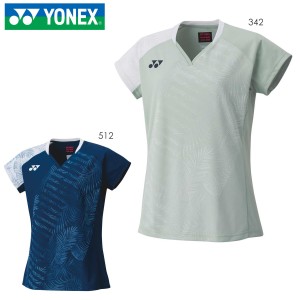 YONEX 20742 ウィメンズゲームシャツ トップス テニス・バドミントンウェア(レディース) ヨネックス 2023SS【日本バドミントン協会検定合
