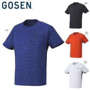 GOSEN T2340 ゲームシャツ ウェア(ユニ/メンズ) バドミントン・テニス ゴーセン 2023FW【メール便可/日本バドミントン協会検定合格品】