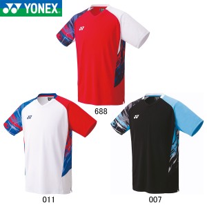 YONEX 10572 メンズゲームシャツ(フィットスタイル) ウェア(メンズ) アパレル バドミントン・テニス ヨネックス 2024SS【日本バドミント