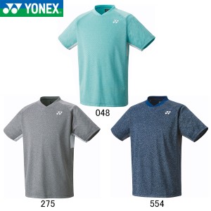 YONEX 10598 ユニゲームシャツ(フィットスタイル) ウェア(ユニ) アパレル バドミントン・テニス ヨネックス 2024SS【日本バドミントン協