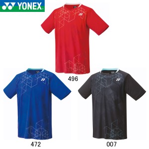 YONEX 10602 ユニゲームシャツ ウェア(ユニ) アパレル バドミントン・テニス ヨネックス 2024SS【日本バドミントン協会検定合格品/メール