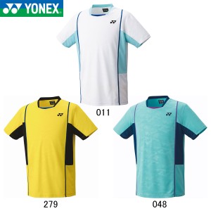 YONEX 10603 ユニゲームシャツ(フィットスタイル) ウェア(ユニ) アパレル バドミントン・テニス ヨネックス 2024SS【日本バドミントン協