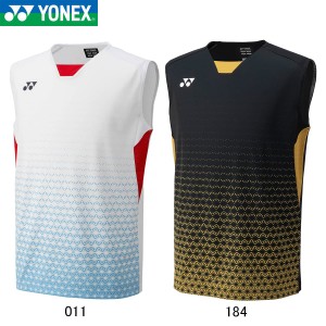 YONEX 10616 メンズゲームシャツ(ノースリーブ) ウェア(メンズ) アパレル バドミントン・テニス ヨネックス 2024SS【日本バドミントン協