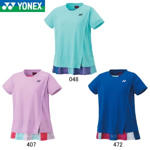 YONEX 20809 ウィメンズゲームシャツ ウェア(レディース) アパレル バドミントン・テニス ヨネックス 2024SS【日本バドミントン協会検定