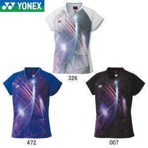 YONEX 20819 ウィメンズゲームシャツ ウェア(レディース) アパレル バドミントン・テニス ヨネックス 2024SS【日本バドミントン協会検定