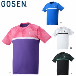 GOSEN T2408 ゲームシャツ テニス・バドミントンウェア(ユニ) ゴーセン【日本バドミントン協会検定合格品/メール便可】